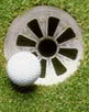 Klik på golfbolden for at komme i hul